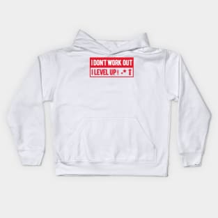 Don´t Work Out Kids Hoodie